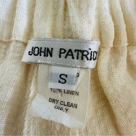 Organic by John Patrick 100% Linen High Waisted Pants S - Picture 8 of 9